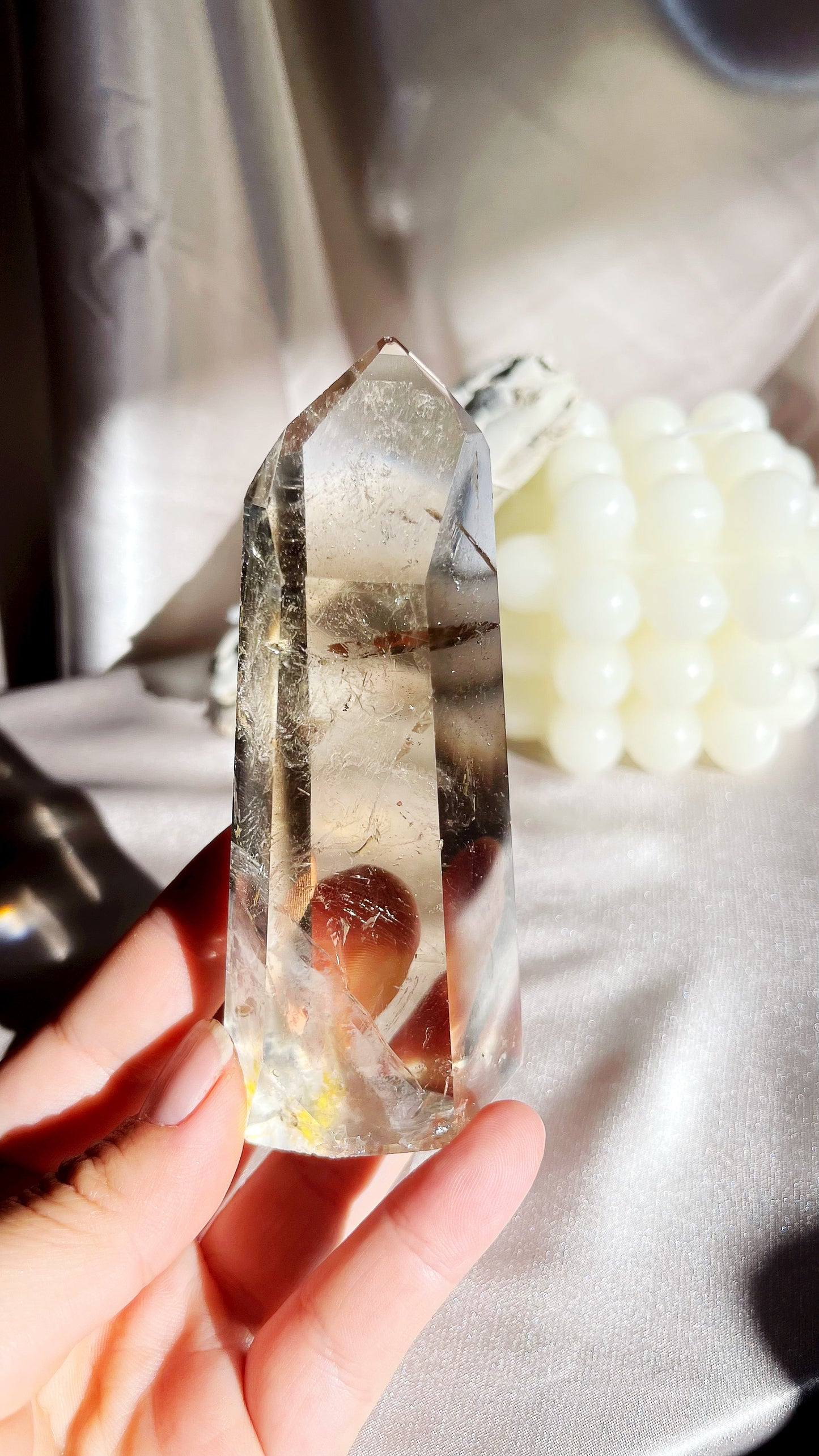 Smokey quartz tower (2)