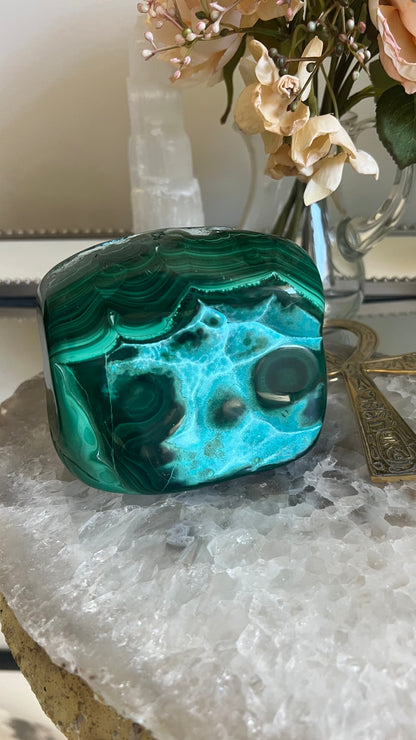 Malachite Chrysocolla Freeform