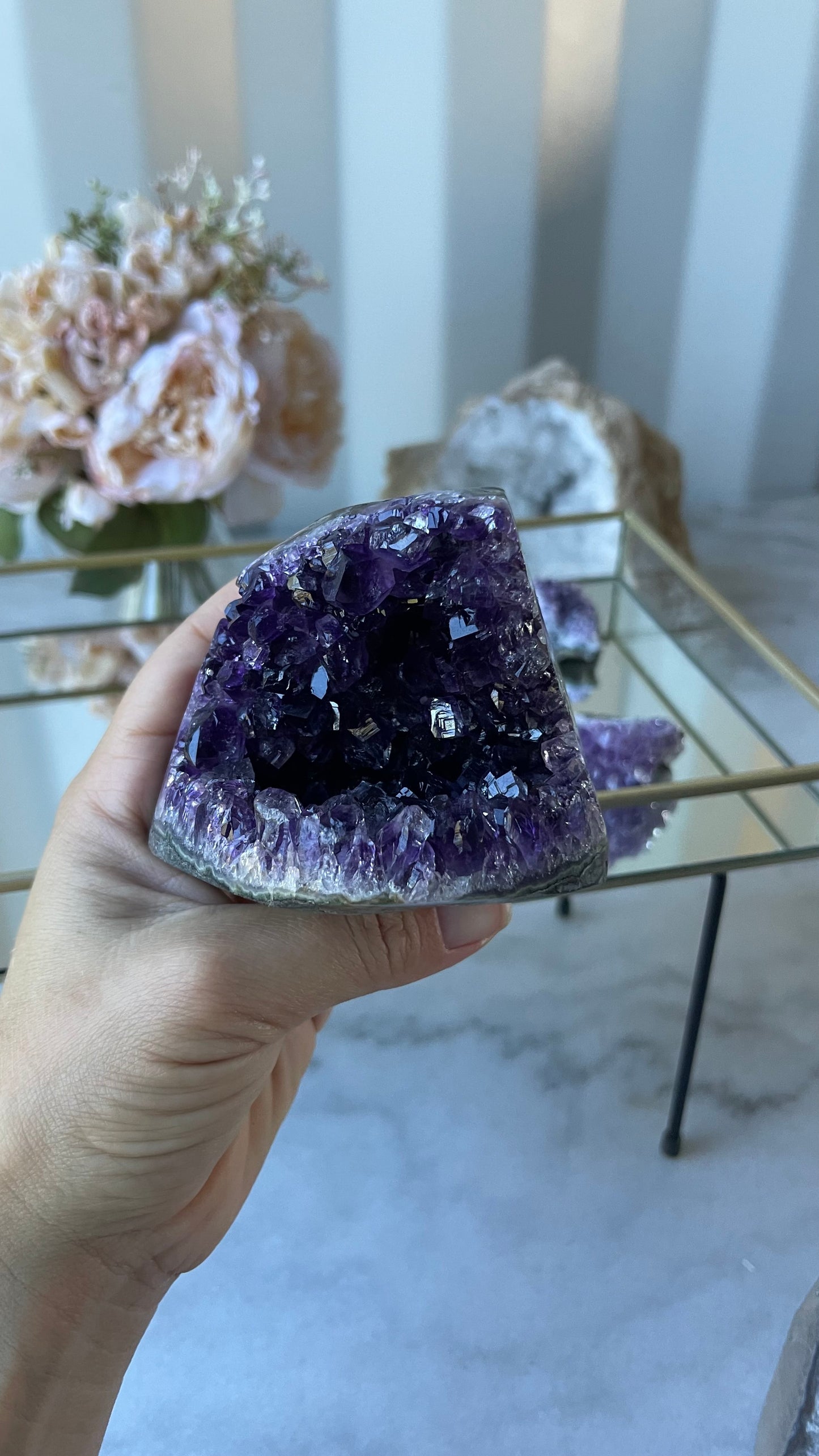 Amethyst Cluster self standing E