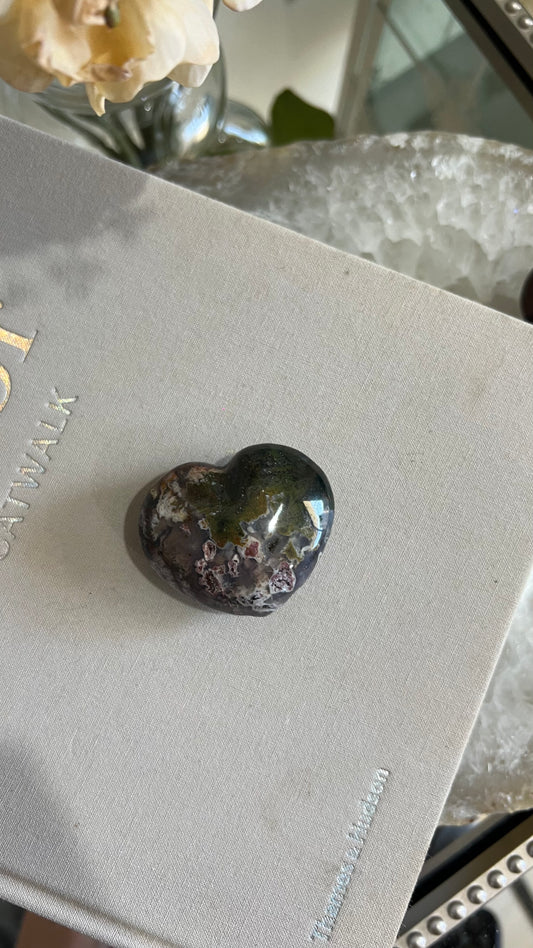 Ocean Jasper heart A