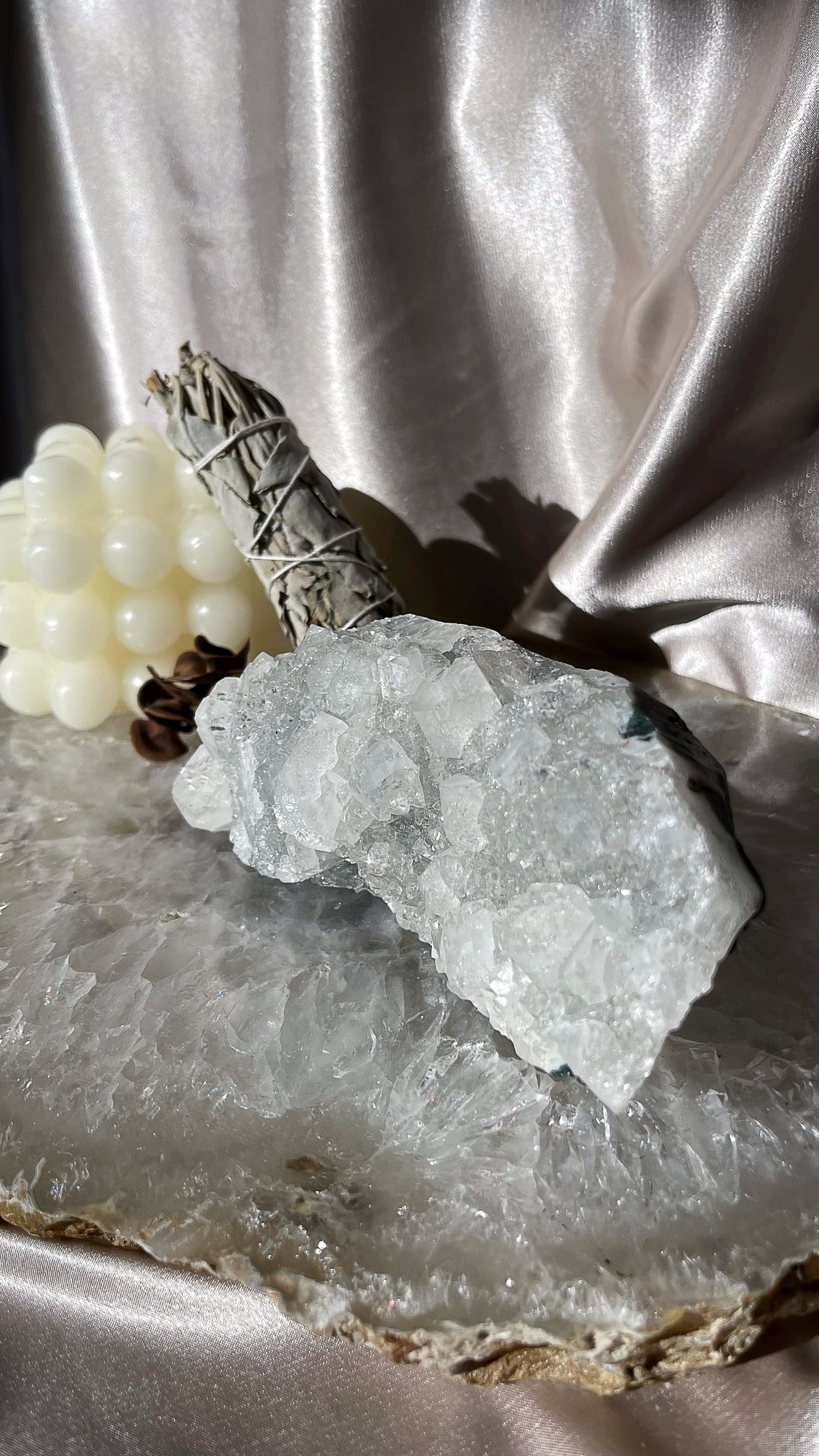 Apophyllite Cluster