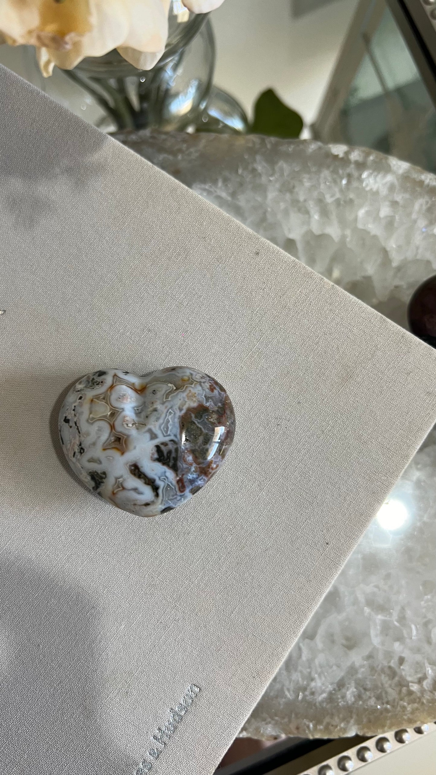 Ocean Jasper heart B