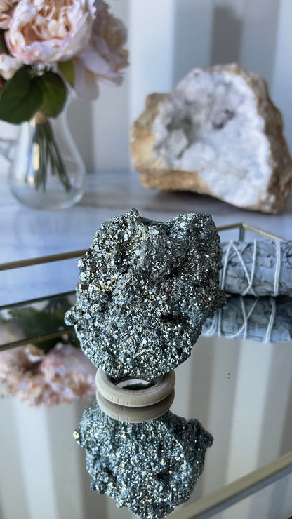 Pyrite cluster 524g. C