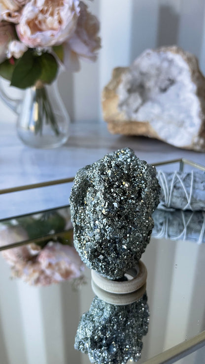 Pyrite cluster 524g. C