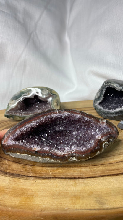 Rainbow Uruguayan Amethyst Geode