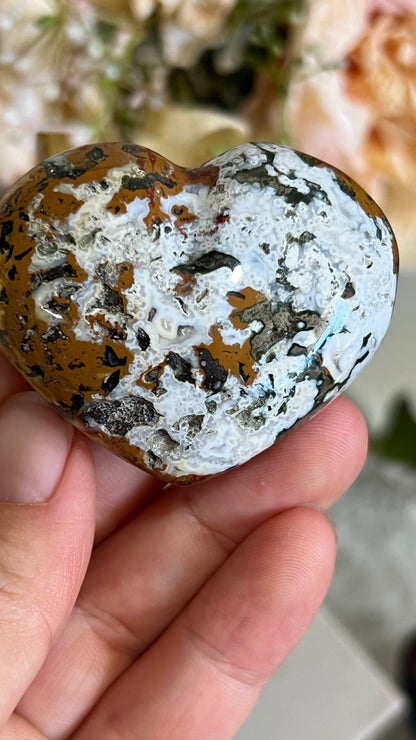 Ocean jasper heart C