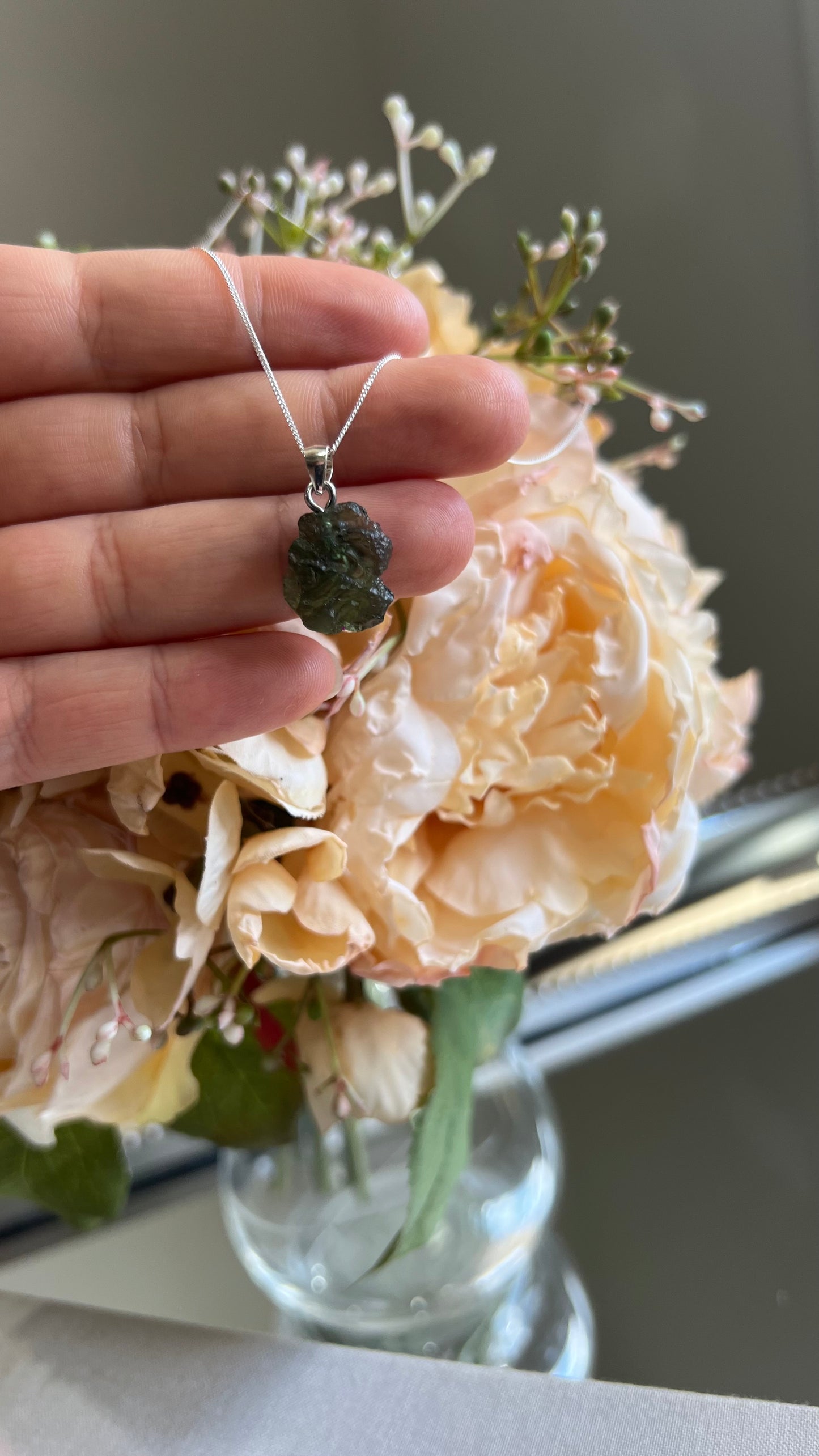 Moldavite necklace 1.6g