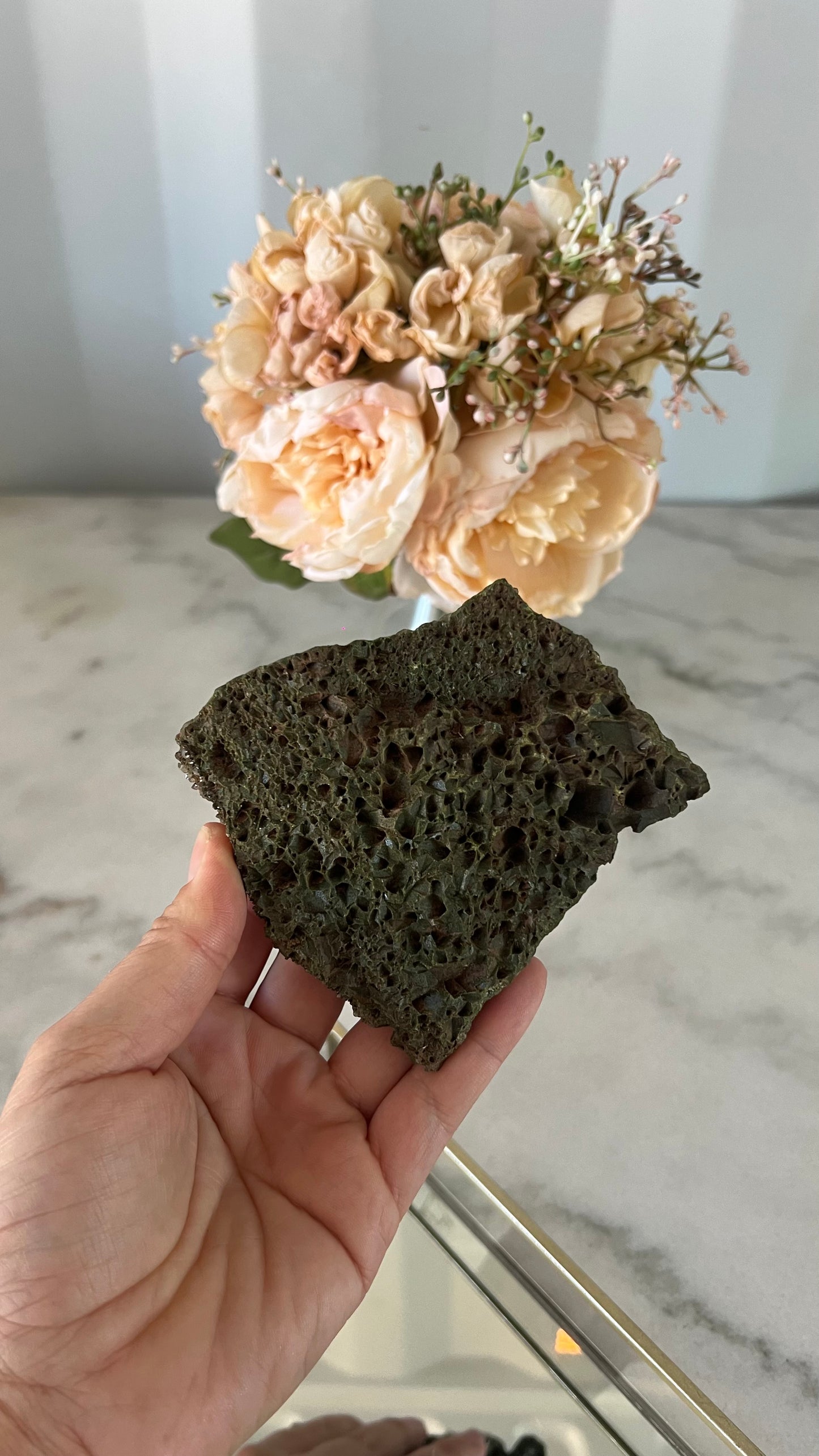 Fairy Forest Epidote with Clear Quartz cluster