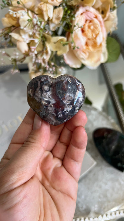 Ocean Jasper heart D