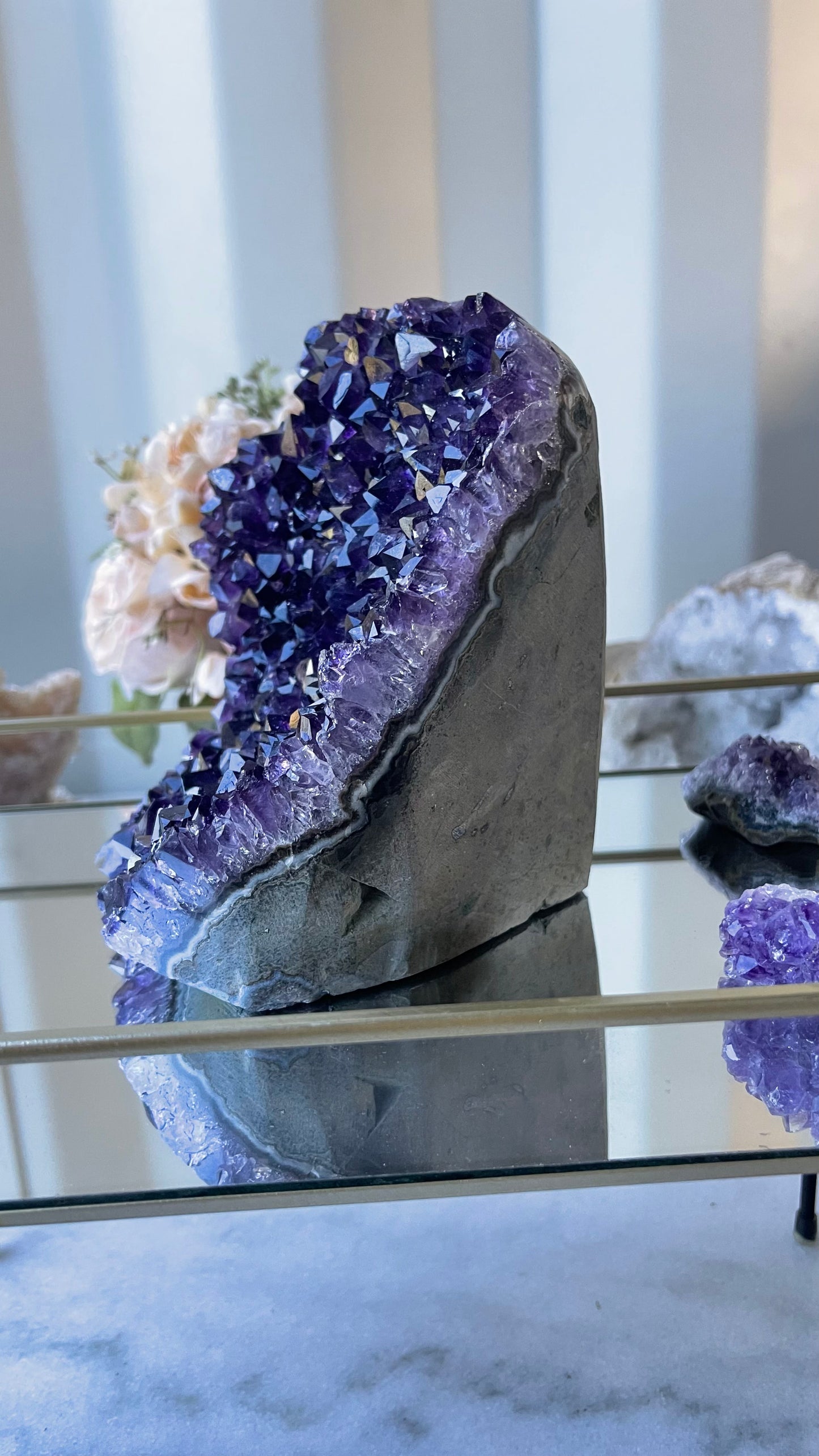 Amethyst Cluster 2.358kg self standing A