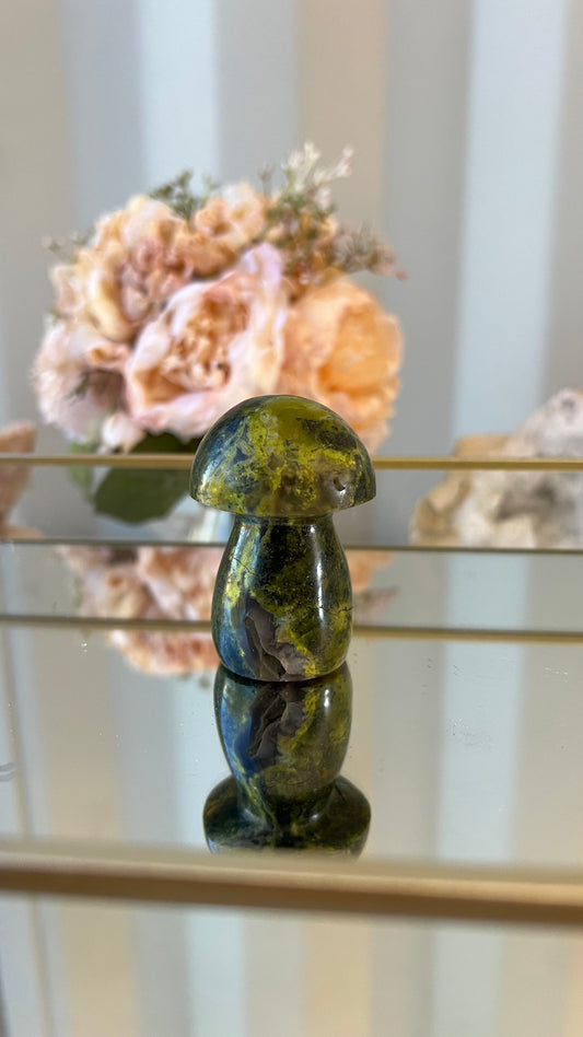 Green Opal Mushroom B