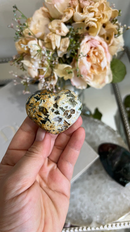 Ocean jasper heart C