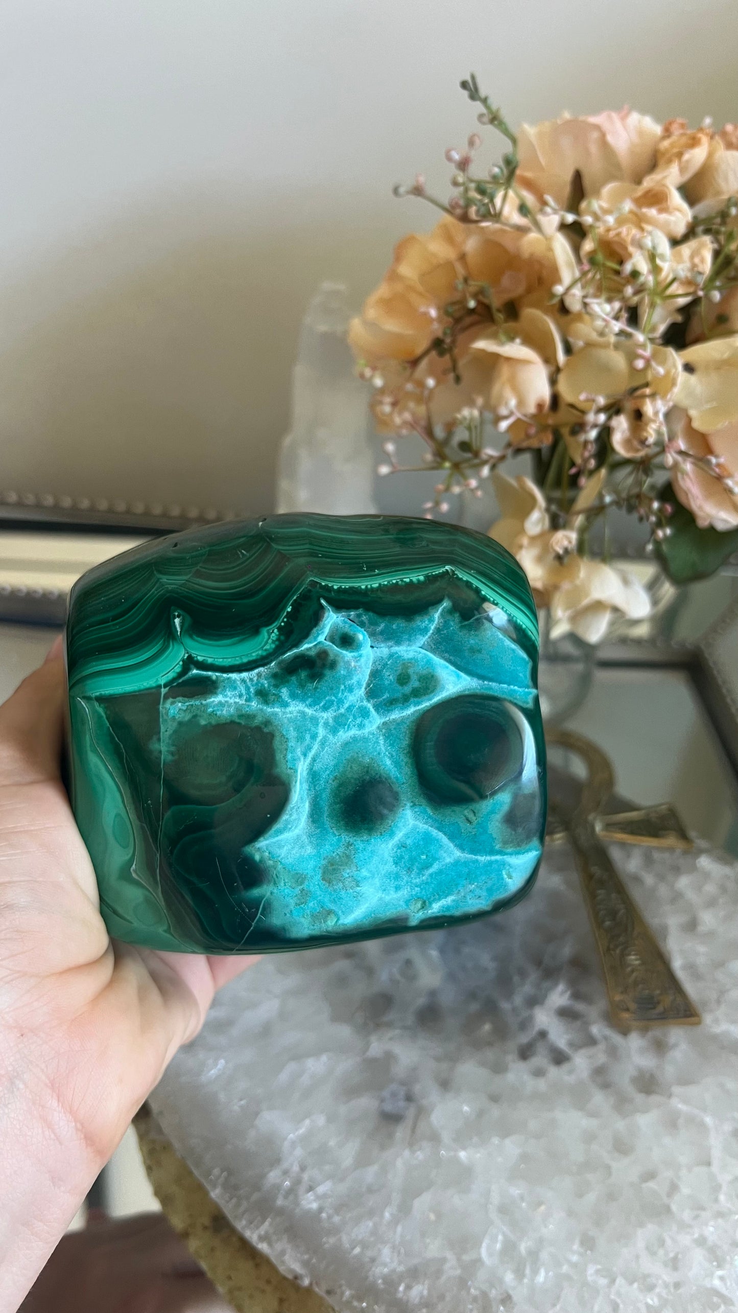 Malachite Chrysocolla Freeform