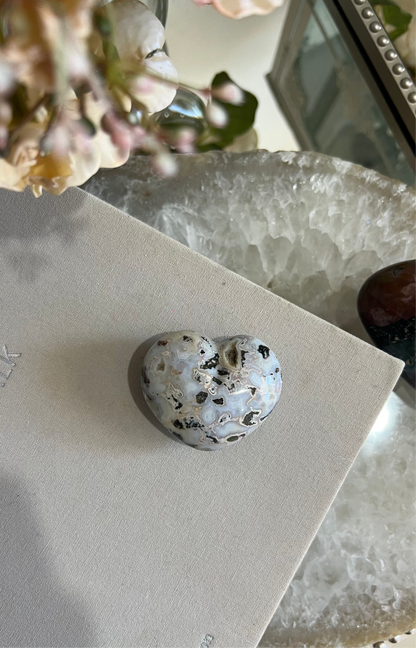 Ocean Jasper heart B