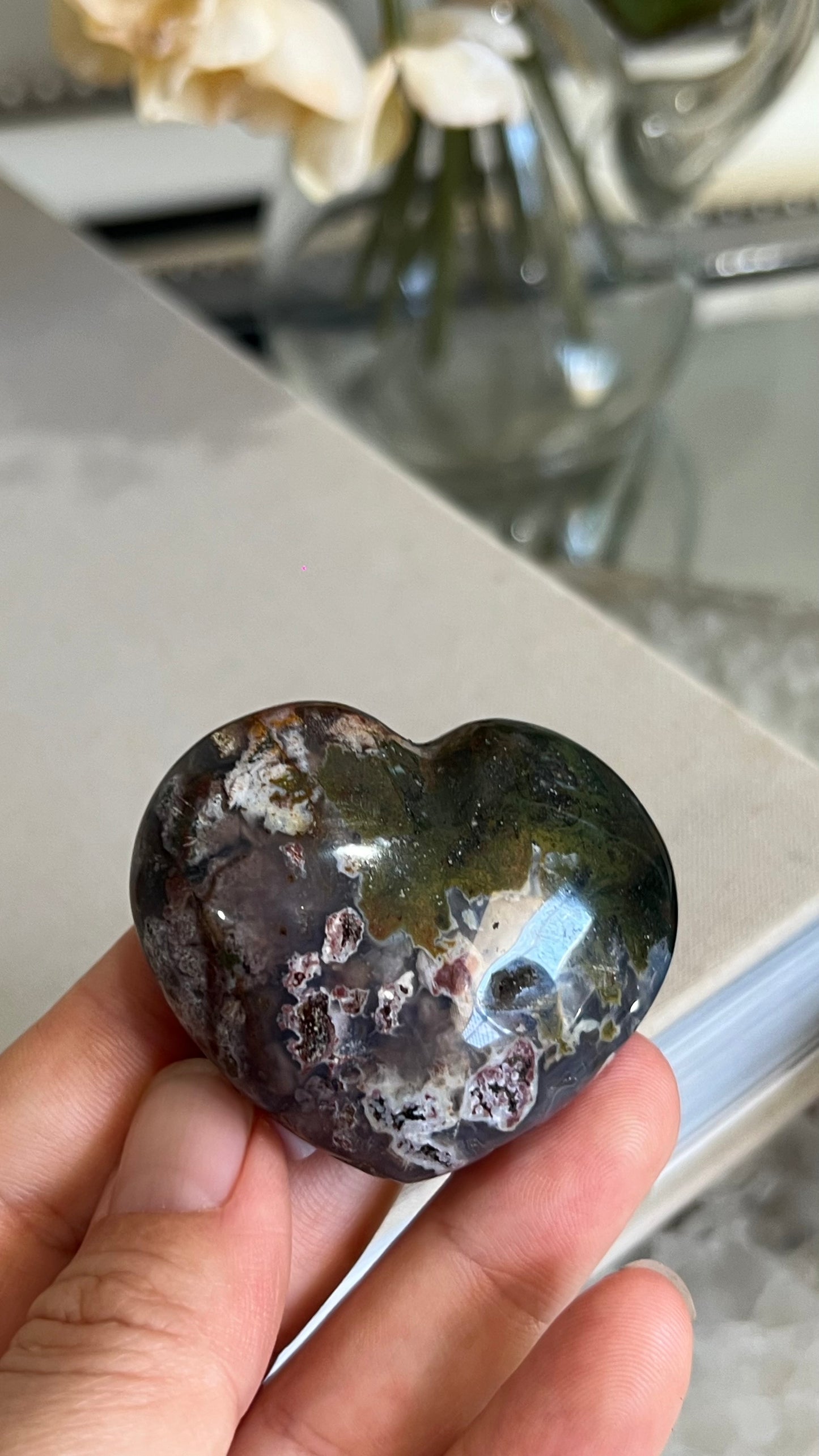 Ocean Jasper heart A