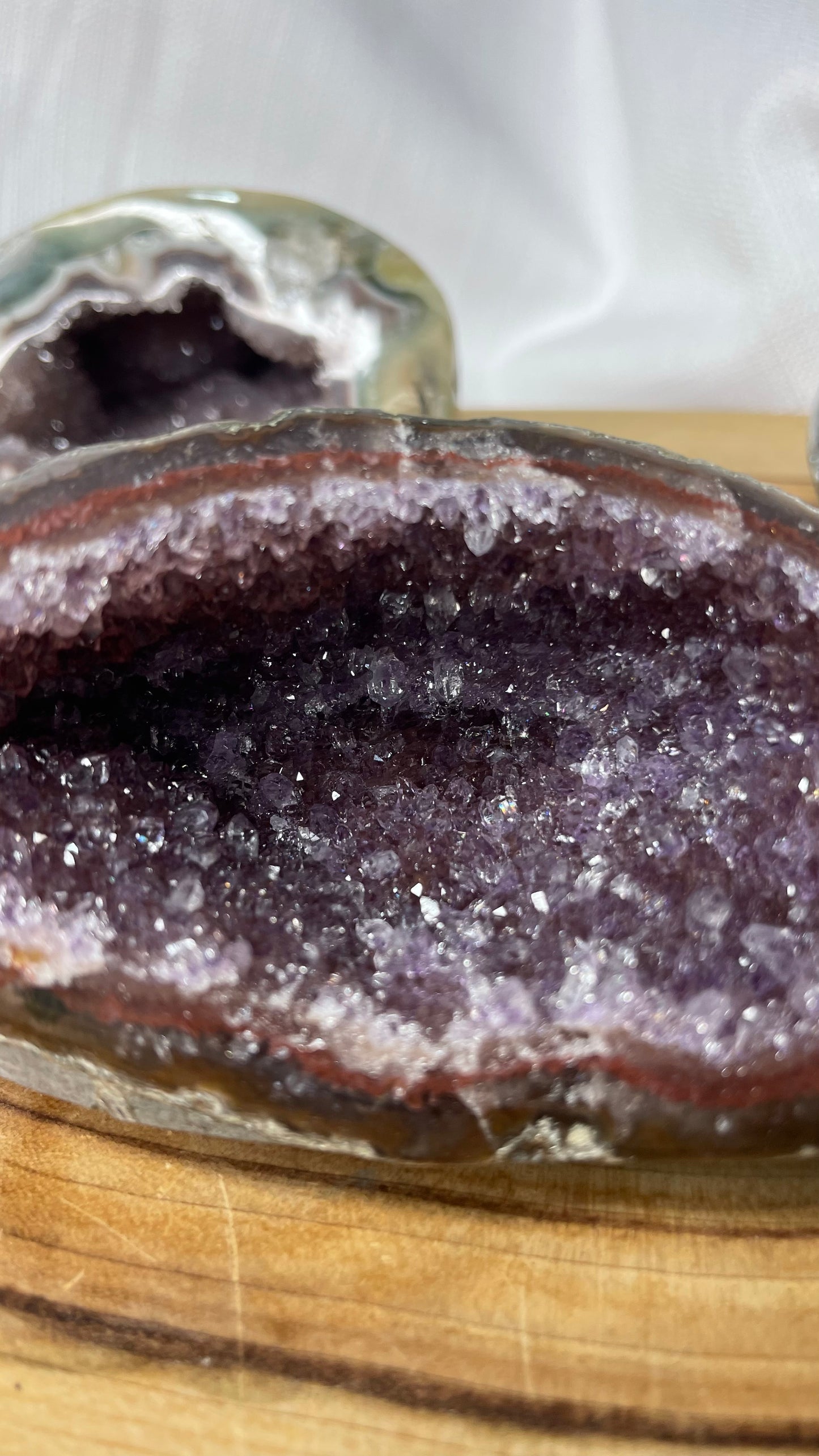 Rainbow Uruguayan Amethyst Geode