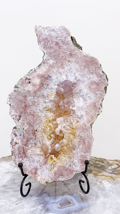 Pink Amethyst slab - AAA grade