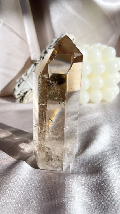 Smokey quartz tower (1)